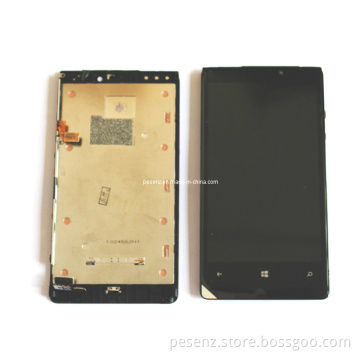 Cell Accessories, Pantalla Complete LCD Display with Touch Screen Digitizer Assembly for Nokia Lumia 820, Phone LCD